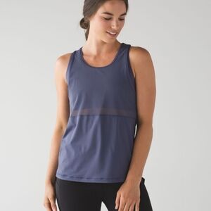 Lululemon Fast As Light 2 In 1 Tank Greyvy 6